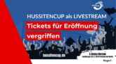 Hussitencup als Livestream, keine Tickets für Eröffnungstag